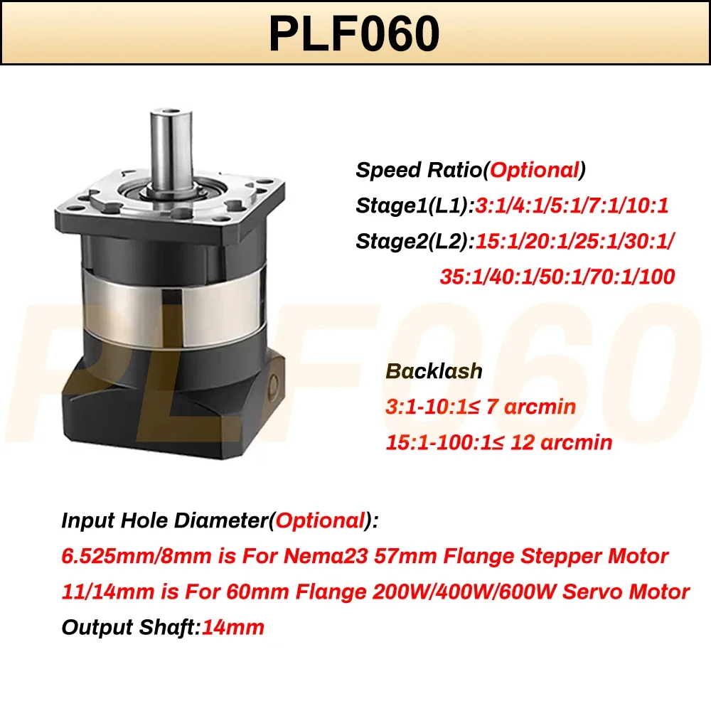 6.35/8/11/14Mm Ingang Planetai - Planetary Gearbox Reducer Nema 23 34 recensie en prijs