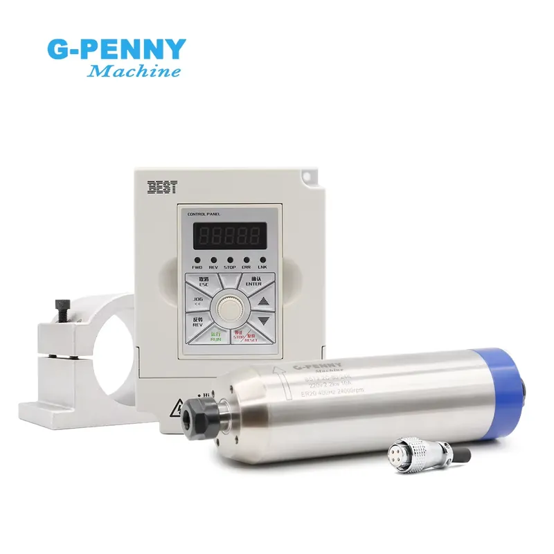G-penny 2.2KW ER20 D80 Houtbew - 2.2Kw Water Cooled Spindle Kit Vfd recensie en prijs