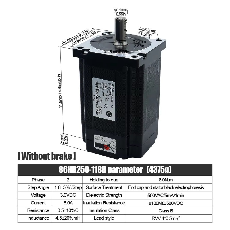 4-assige Nema 34 Closed Loop S - Hybrid Servo Driver Nema 34 8.5Nm recensie en prijs